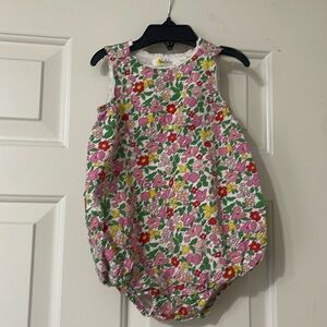 EUC Baby Boden Girls Bubble Romper 9-12 Months